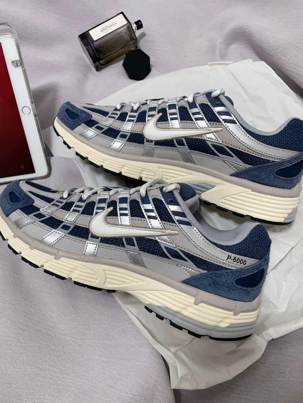 复古风杀疯了!Nike P-6000这双“做旧蓝银”,我愿称年度百搭王✨